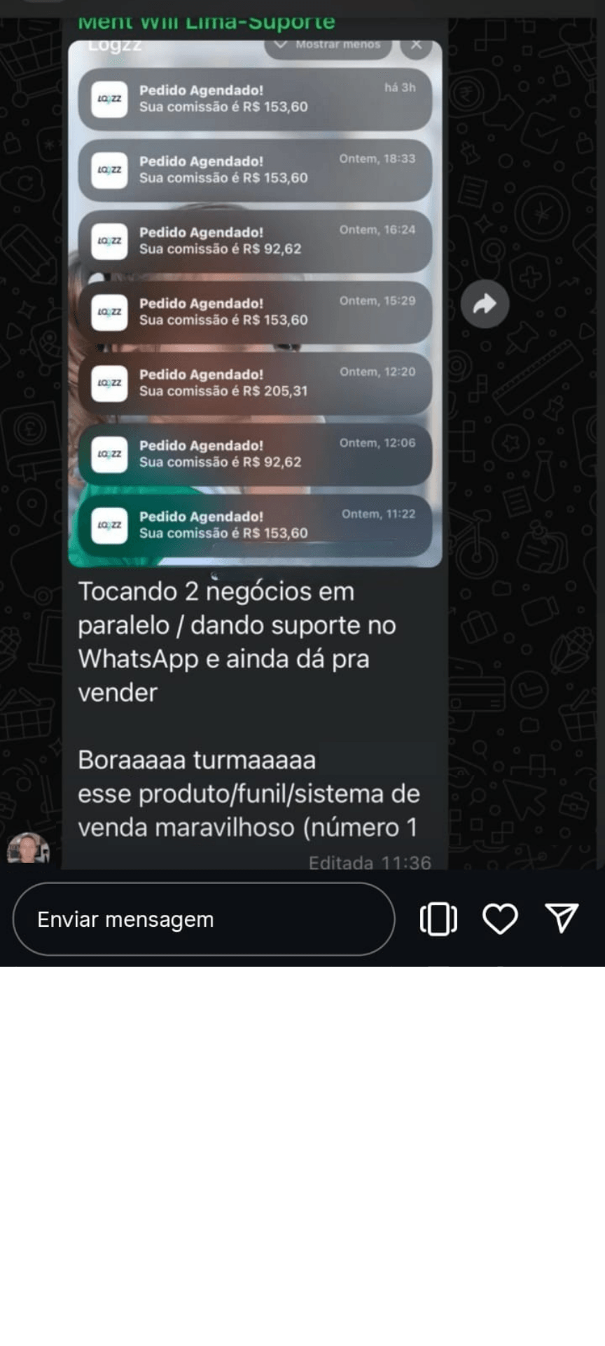 Resultado de aluno 3