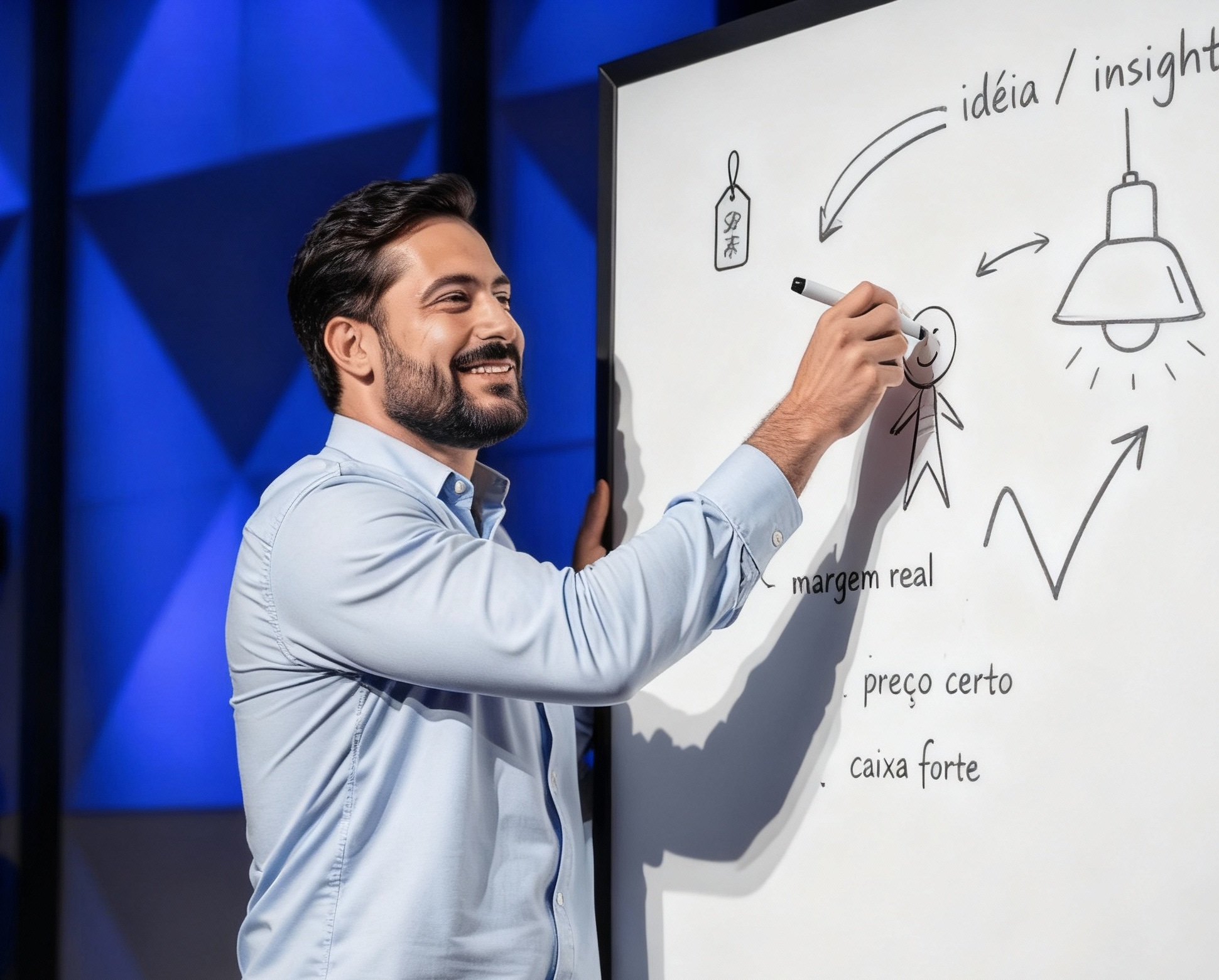 Instrutor explicando o método PML